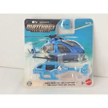 Matchbox 1:64 The Movie - MBX Rescue Helicopter blue